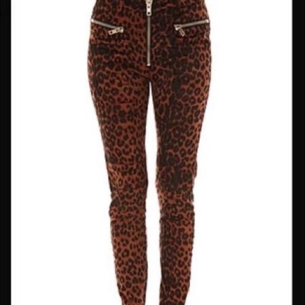 UNIF Leopard print skinnys